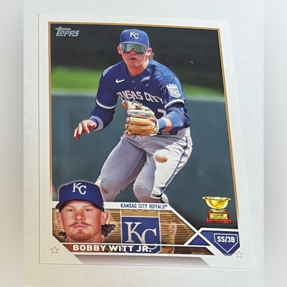 Trading card baseball 2023 Topps All Star Rookie serie-1 # 7 Bobby Witt JR.